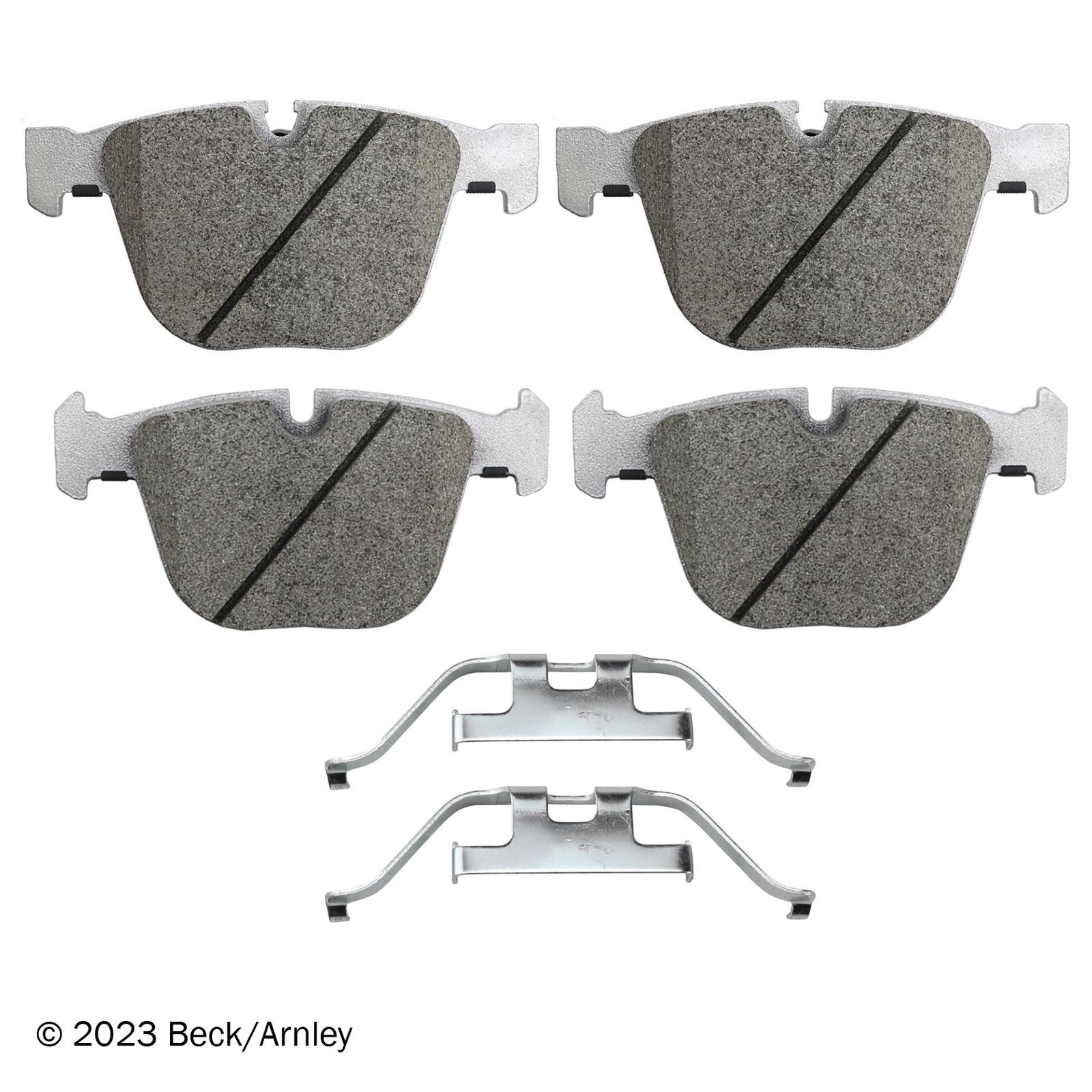 Beck/Arnley 085-6721B Disc Brake Pad Set, Rear Side