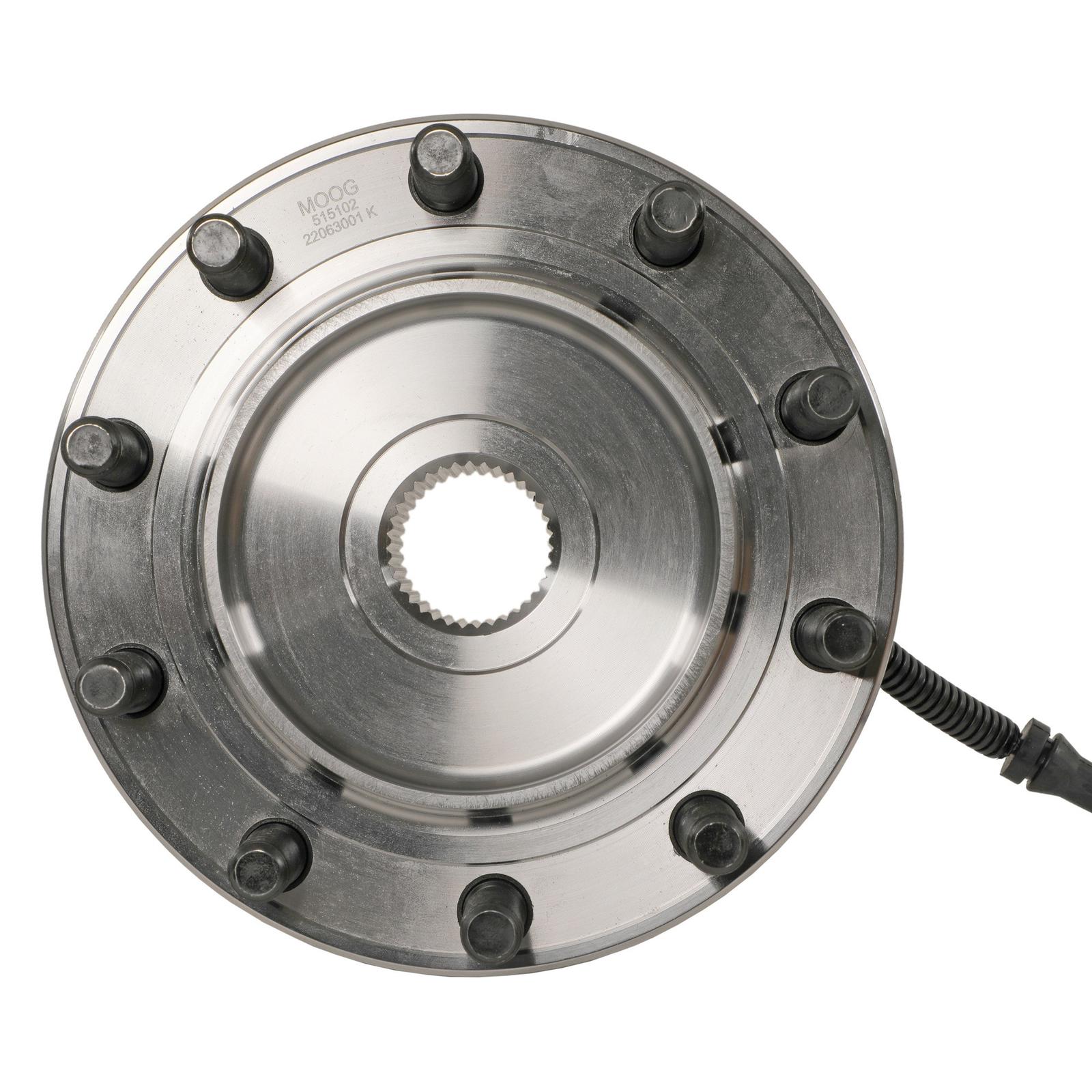 MOOG 515102 Wheel Bearing and Hub Assembly, Front Side