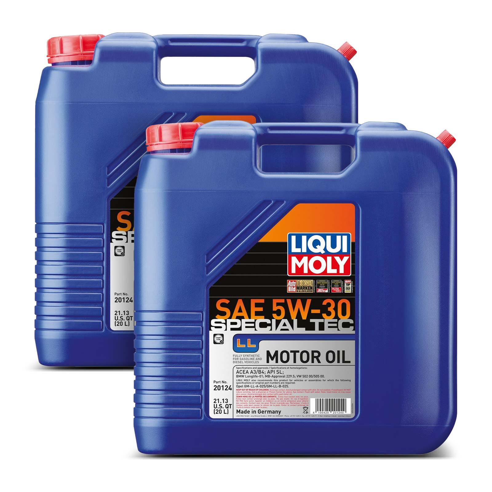 Engine Oil - Liqui Moly 20124, A Set of Two Pieces
