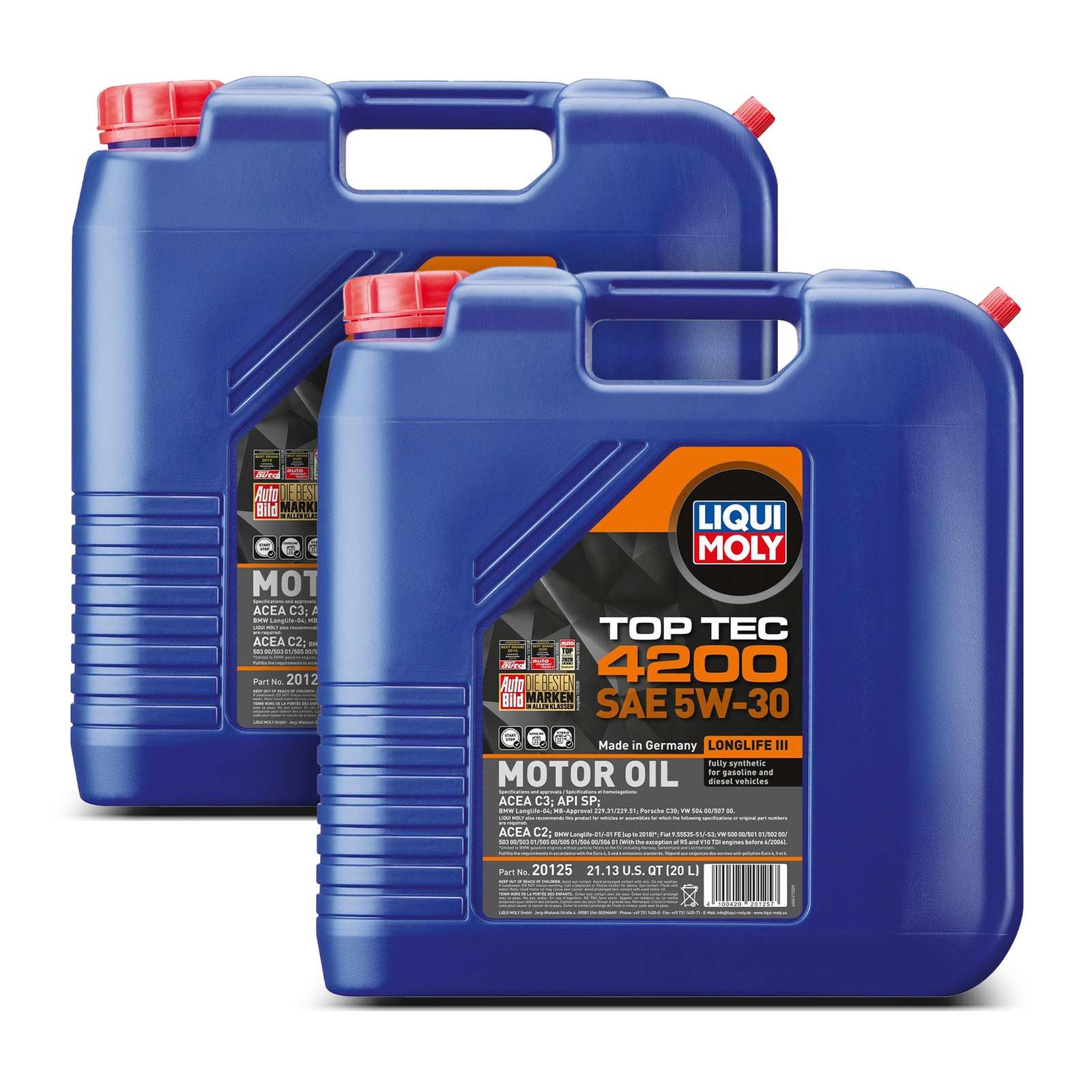 Engine Oil - Liqui Moly 20125, A Set of Two Pieces
