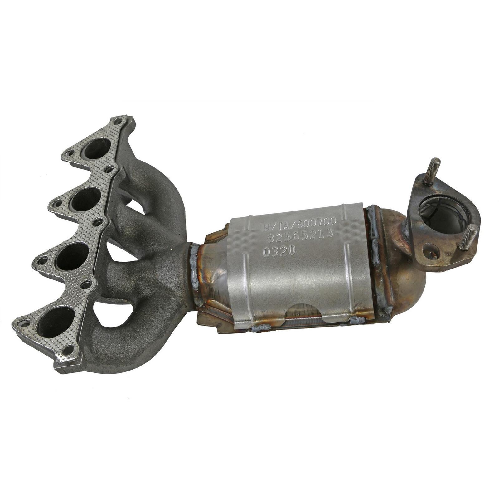Catalytic Converter with Integrated Exhaust Manifold - Front Side - Walker 16514