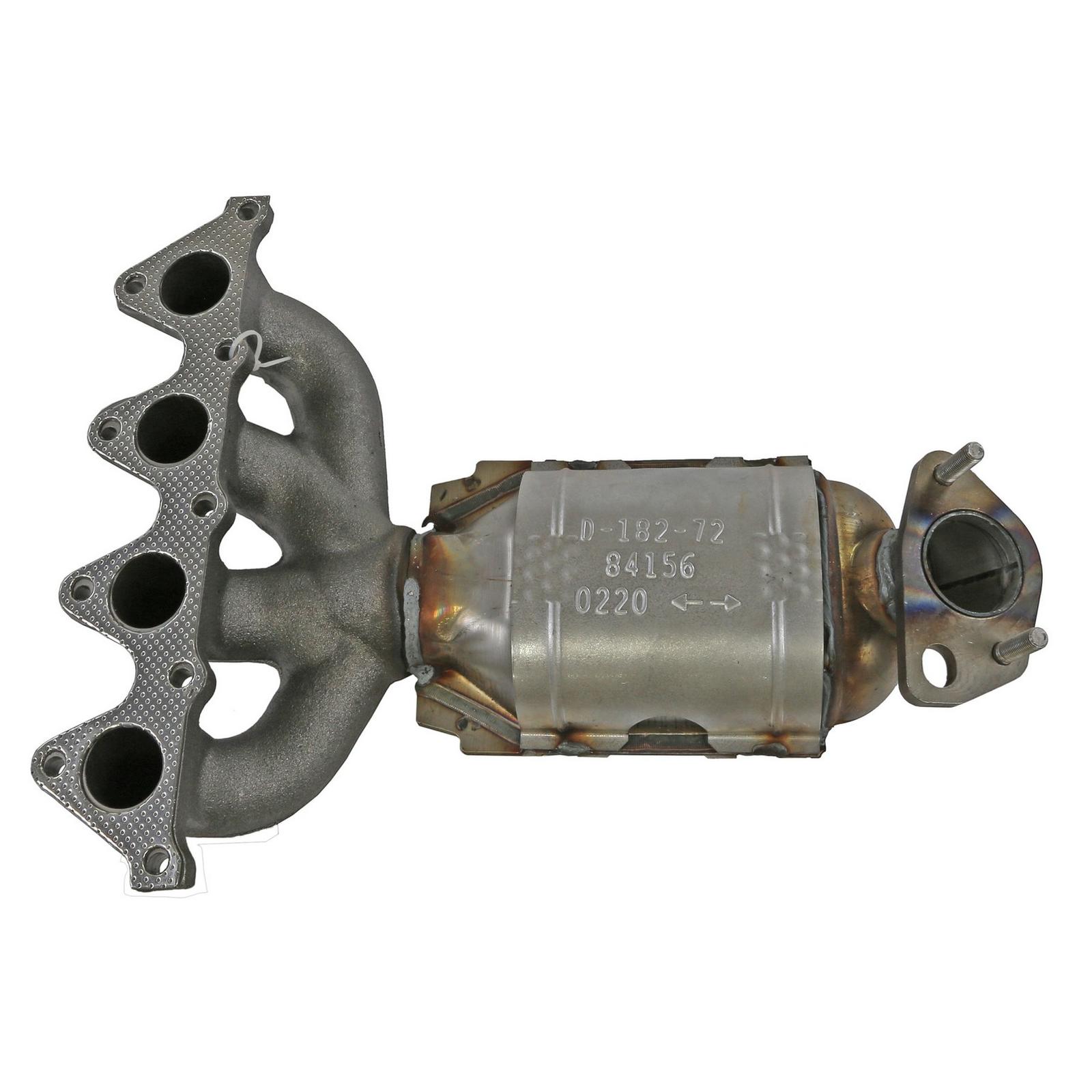 Catalytic Converter with Integrated Exhaust Manifold - Front Side - Walker 84156