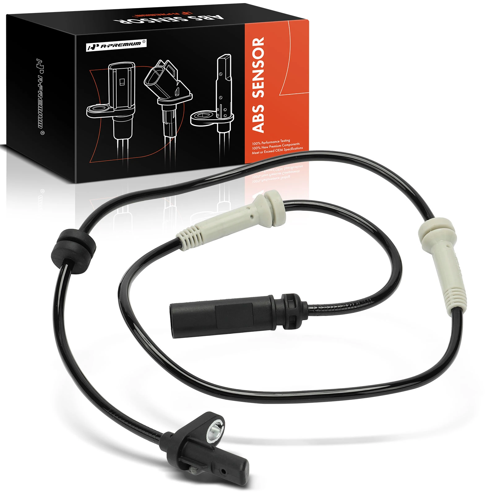 Front Driver or Passenger ABS Wheel Speed Sensor