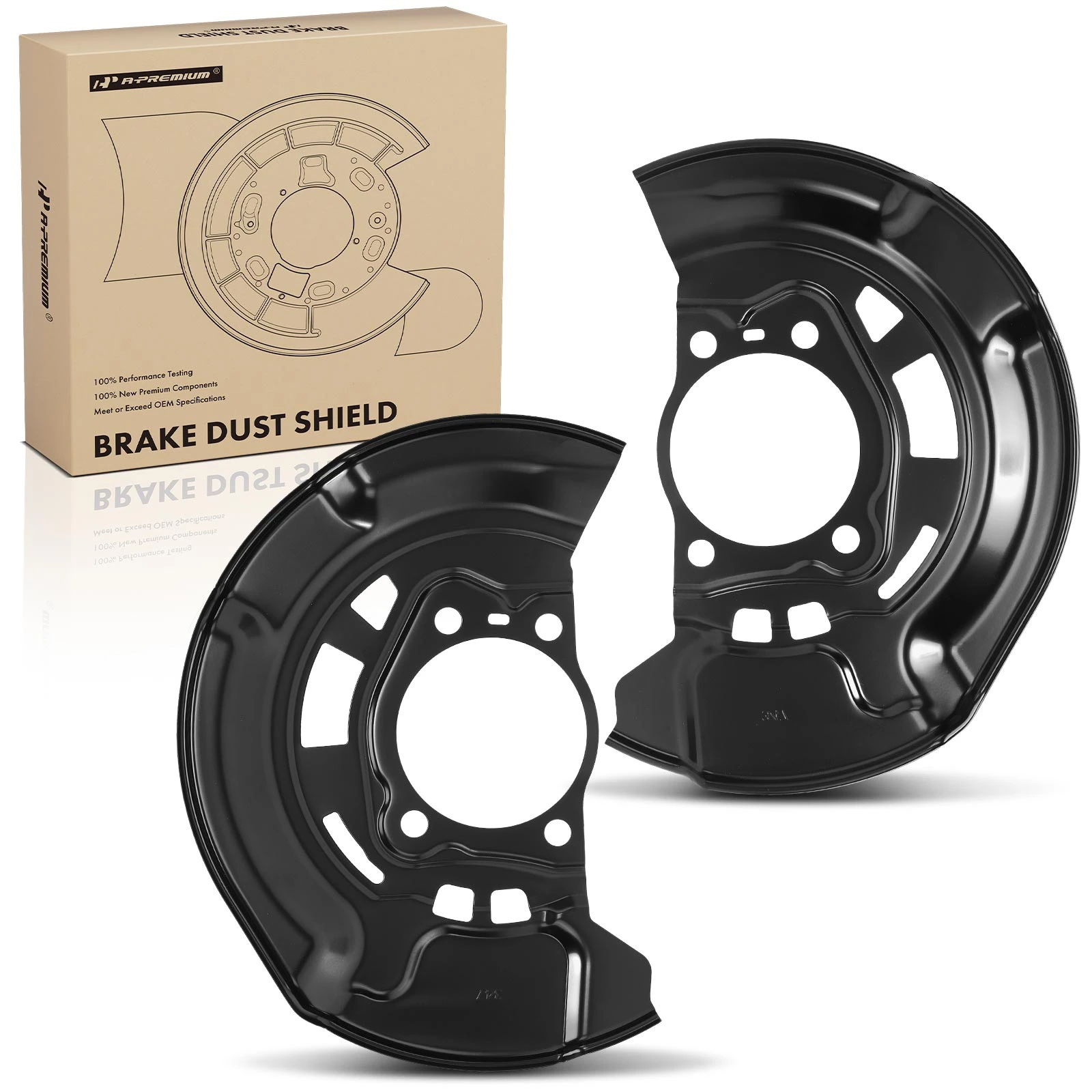 2 Pcs Front Brake Dust Shield for 2011-2016 Scion tC