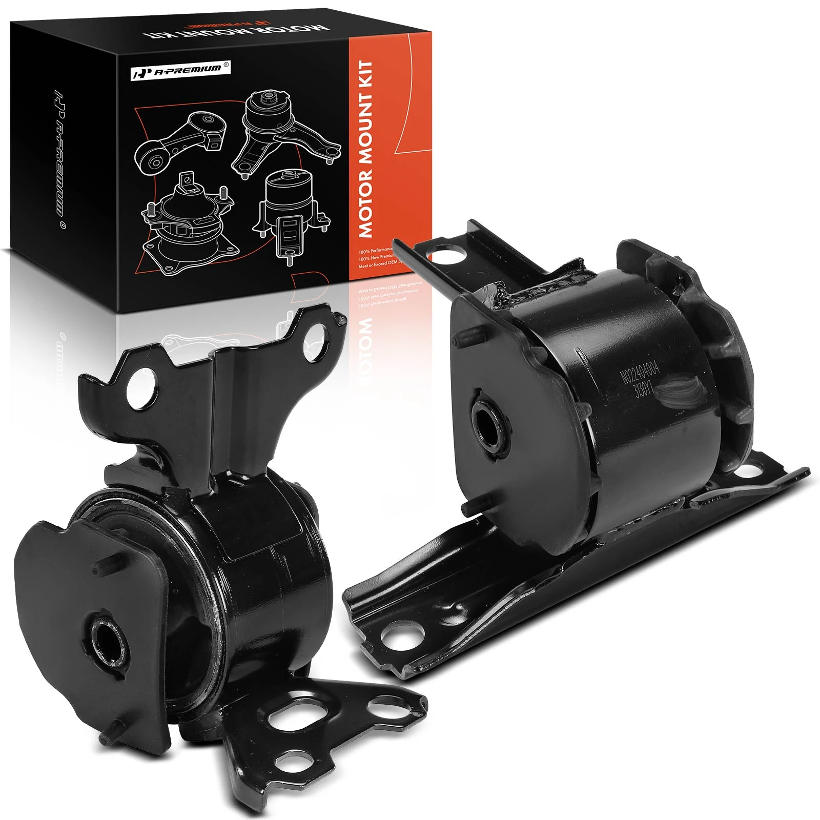 2 Pcs Engine Motor & Transmission Mount for 2008-2013 Mitsubishi Outlander